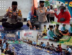 Jelang Mayday, Kapolresta Mojokerto bagi Takjil dan Diskusi Bersama Pengurus SPTP PT. Inti Dragon Suryatama