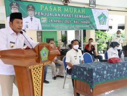 Wakil Bupati Sidoarjo Bukah Pasar Murah Dikecamatan Sedati