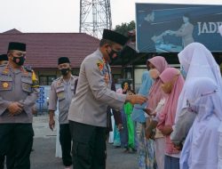 Polresta Mojokerto Peringati Nuzulul Qur’an dan Buka Puasa Bersama Dengan Anak Yatim