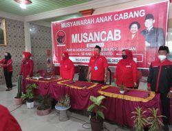 Pengurus DPD PDI Perjuangan Jatim Nugroho SW Pimpin Musancab Serentak di Gedeg.
