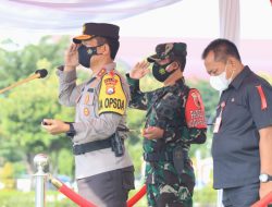 Polda Jatim : Apel Gelar Pasukan Ops Ketupat Semeru 2021 Forkopimda Jatim , Dipimpin Langsung Oleha Kapolda