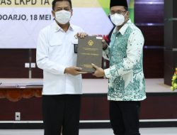 Bupati Sidoarjo Terima LPH BPK Predikat WTP