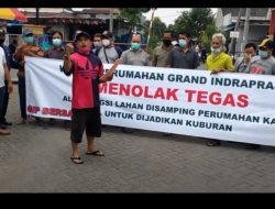 Warga Grand Indraprasta Menolak Tegas  Alih Fungsi Lahan Disamping Perumahan untuk Dijadikan Kuburan
