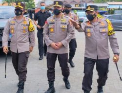 Irwasum Polri Meninjau Pos Pam Terminal Bungirasih Sodoarjo