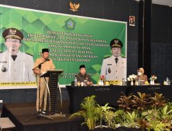 Wabub Sidoarjo Membuka Bimtek Penguatan Peran Fungsi LKS tripartit, TDD dan Dewan Pengupahan Melalui Capacity Building Tenaga Kerja di Sidoarjo