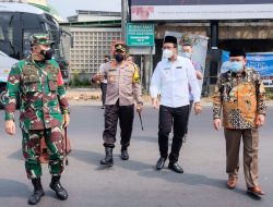 Forkopimda Kabupaten Sidoarjo Kroscek Penyekatan Mudik.
