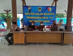 Pemulangan 17 PMI dari Shelter Isolasi Kolektif  Siaga Penanganan Covid 19 Kabupaten Madiun di Kecamatan Jiwan.