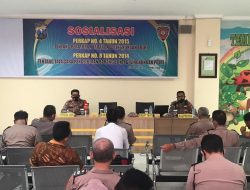 Polresta Sidoarjo Sosialisasikan Perkap Peraturan Tahanan dan Barang Bukti