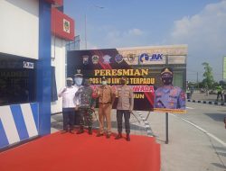 Polres Madiun Resmikan Pos Lantas di Exit Tol Dumpil