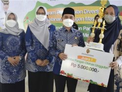 Wabup Gus Barra dan Ketua TP. PKK Kabupaten MOJOKERTO Ning Hana Apresiasi Lomba Cipta Menu.