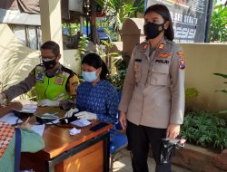 Kapolsek Sedati AKP, Agnis Juwita Manurung, S.I.K., M.M., M.Si. Gelar Vaksinasi Presisi di Mapolsek Sedati, Targetkan minimal 500 Orang Peserta