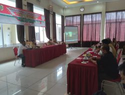 Disparpora Gelar Sosialisasi PPKM Darurat Covid-19 Dengan Pengusaha Pariwisata Hadirkan Bupati Melalui Daring.