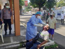YUSTISI PPKM DARURAT, RATUSAN WARGA TERJARING RAZIA. TEST SWAB DITEMPAT, DITEMUKAN ADA YANG POSITIF.