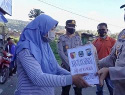 Kapolres Magetan Sebut Pentingnya Bansos Bagi Masyarakat di Tengah PPKM Darurat