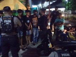Harkamtibmas Team Alap-Alap Samapta Temukan 14 Anak Masih Nongkrong dan Tidak Gunakan Masker