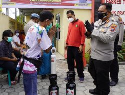 Gratis! Polres Bojonegoro Sediakan Tabung Oksigen Yang Bisa Dipinjam Saat Isoman Covid-19
