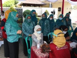 500 Warga Kelurahan Sekardangan Mendapatkan Vaksin Covid-19