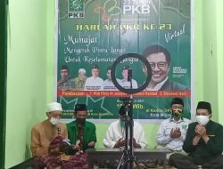 Harlah ke 23, DPC PKB Kota Mojokerto Bermunajat “Mengetuk Pintu langit” dan Launching Program PKB AMI Berbagi.