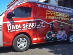 Inovasi Baru Di Masa Pandemi Covid-19, Polrestabes Surabaya Luncurkan Mobil Vaksin Presisi Keliling