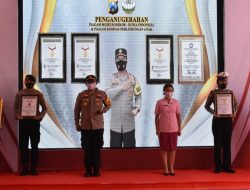 Hattrick, Polres Trenggalek Pecahkan Tiga Rekor MURI dan Terima Penghargaan Komnas PA