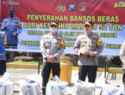 POLRES JEMBER KIRIM 52 TON SEMBAKO MASUK DESA