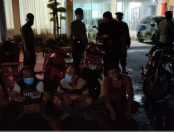 Balap Liar Sedang Marak, Satsamapta Polres Jember Tangkap 10 Pemuda Beserta Barang Bukti