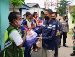 PPKM Level 4, Kapolresta Mojokerto Percepat Bansos Kepada Kaum Difabel dan Supeltas