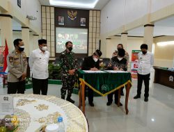 Rakor Dalam Rangka Persiapan Operasi Aman Suro Tahun 2021 di Makorem 081/DSJ Madiun