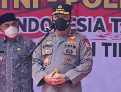 Tinjau Vaksinasi di Kaltim, Kapolri Minta Warga Mau Dirawat di Tempat Isolasi Terpusat