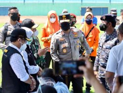 Forkompimda Jatim Cek Serbuan Vaksinasi di Stadion Gajayana Malang
