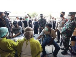 Percepat Herd Immunity, Forkopimda Jatim Cek Vaksinasi Merdeka di Kodam V Brawijaya
