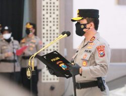 Kapolda Jatim Pimpin Sertijab Pejabat Utama dan Kapolres Dengan Prokes Ketat