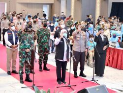 Polda Jatim Gelar Vaksinasi Merdeka Semeru 5000 Dosis Bagi Penyandang Disabilitas dan ODGJ