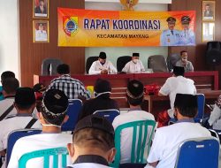 Rapat Koordinasi  Peningkatan/intensifikasi PBB-2 se kecamatan mayang 2021