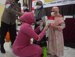 Sebanyak 130 Anak Yatim Piatu Korban Covid -19 Menjadi Anak Asuh Polres Pasuruan Kota