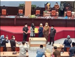 Anggota DPRD Kabupaten Mojokerto Gelar Rapat Paripurna Persetujuan RPJMD 2021 – 2026.