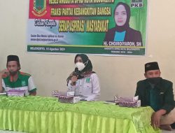 Anggota DPRD Kota Mojokerto, F- PKB, Hj.Choiroiyaroh Gelar Reses Dengan Prokes.
