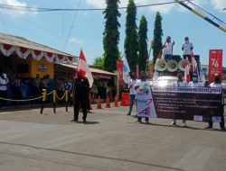Sikapi Review UU Cipta Kerja, FSPMI Gelar Aksi di Halaman Depan Kantor PT Indomarco Prismatama Jember
