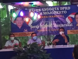 Serap Aspirasi Masyarakat, Anggota DPRD Indro Tjahjono Jalankan Protokol Kesehatan