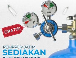 Pemprov Jawa Timur mensosialisasikan dibukanya depo Isi Ulang Oksigen Gratis yang berlokasi di kantor Badan Koordinasi Wilayah (Bakorwil) I Madiun dan Bakorwil V Jember.