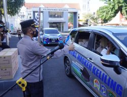Polrestabes Surabaya Luncurkan Mobil Masker Keiling