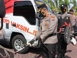 Percepat Capaian Vaksinasi, Kapolres Probolinggo Launching Mobil Gerai Vaksin Merdeka Semeru
