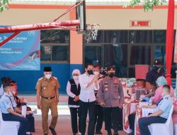 Forkopimda Jatim Dampingi Presiden Cek Vaksinasi di Ponorogo