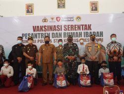 Vaksinasi Serentak Pesantren dan Rumah Ibadah di Kota Mojokerto Suntikkan 2000 Dosis