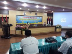 Sekda Situbondo Memberikan Motivasi Kepada Semua Peserta Seleksi Lelang Terbuka