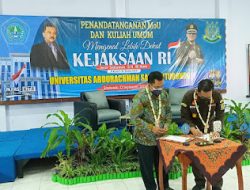 Program Kampus Merdeka, Unars Situbondo Bersama Kejaksaan Negeri Lakukan Penandatangan MoU
