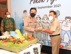 Kapolda Jatim Hadiri Upacara Peringatan HUT UU Nomor 5 Tahun 1960 di Kantor Kanwil BPN Prov Jatim