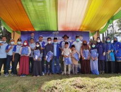 PeringatI HUT Partai Demokrat yang ke 20, DPC Partai Demokrat Kab. Mojokerto Gelar Amal Bakti Santunan Anak Yatim.