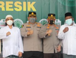 Polres Gresik Bersinergi Dengan MUI Vaksinasi Menjaga Umat