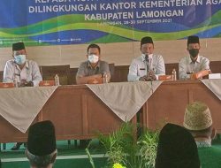 Gelar Sosialisasi di Kemenag Lamongan, BPJS Janjikan Perlindungan Kepada Penyuluh Agama Islam